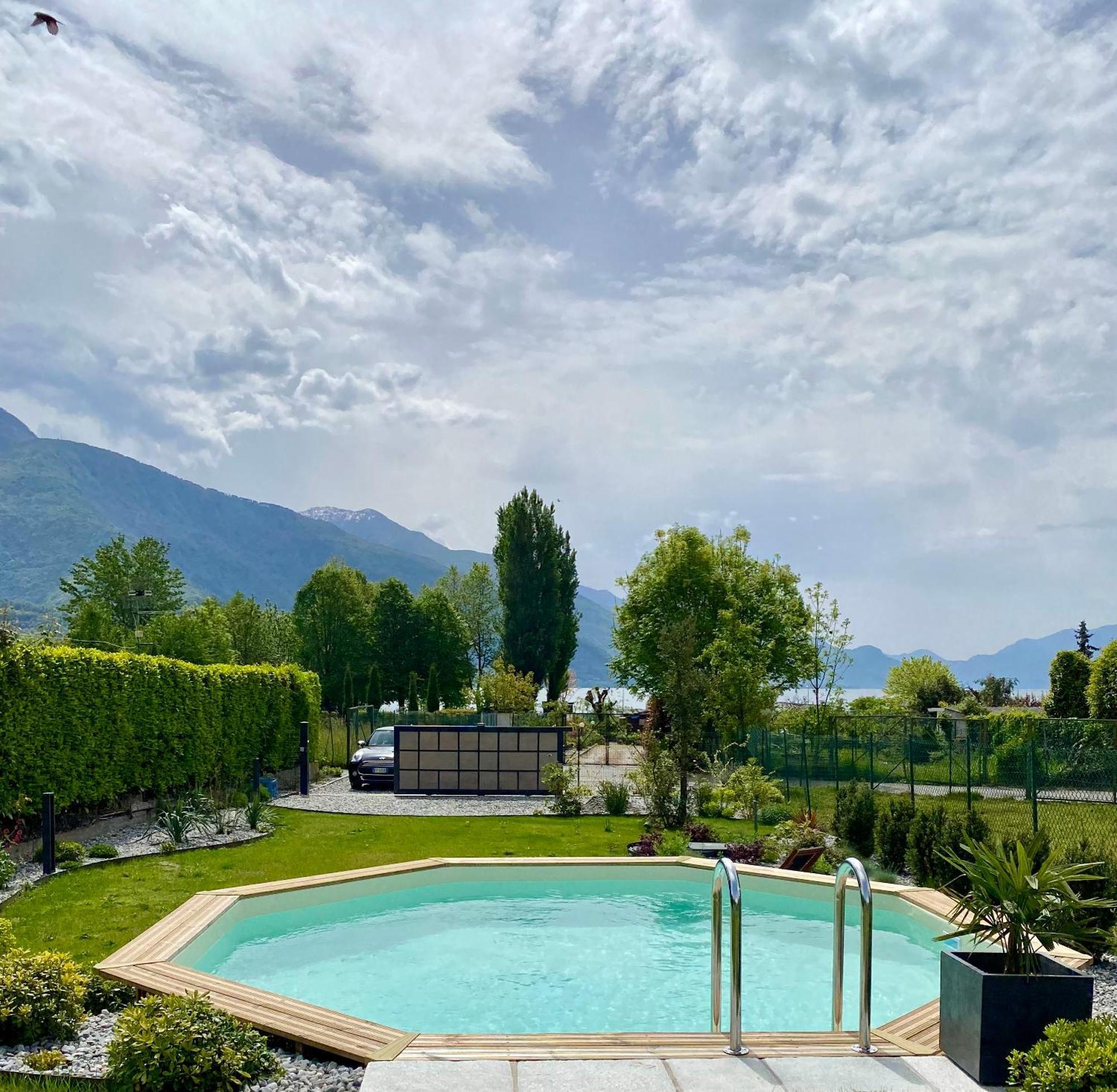 Villa Larius Gravedona Buitenkant foto